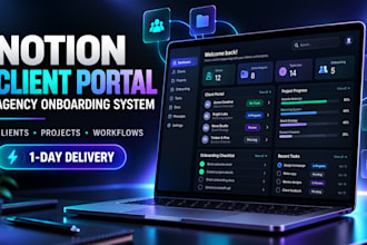 build a notion client portal and agency onboarding system