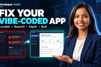 fix your lovable, base44, replit or bolt app