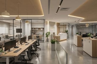 create office planning, furniture layout and commercial autocad drawing