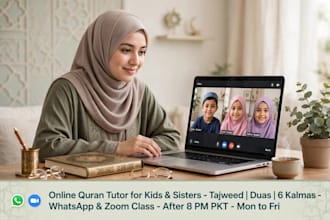 be female quran teacher for nazra with tajweed