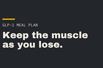 create a high protein meal plan for glp1 medication users