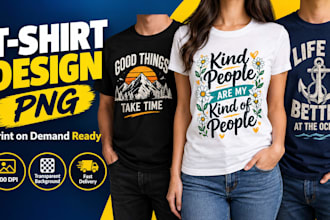 create ai custom shirt design png for print on demand