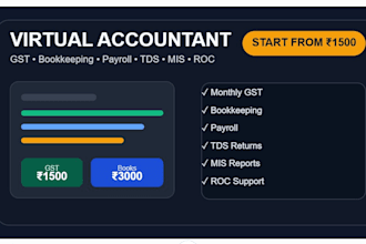 do gst filing bookkeeping payroll tds and virtual accounting