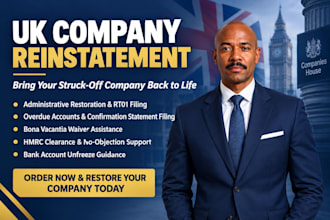 do UK company reinstatement and restore a dissolved company