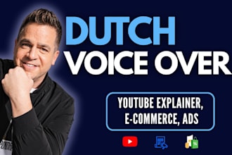 record a dutch youtube ad or ecommerce voice over