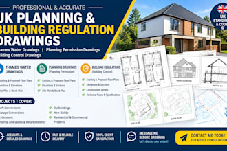 be your uk building control drawings, building regs drawings, planning drawings