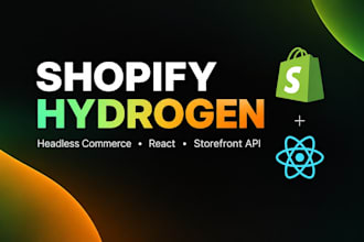 build a custom shopify hydrogen headless storefront