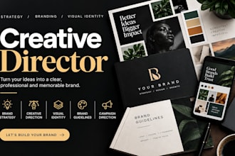 develop your brand vision through creative and art direction