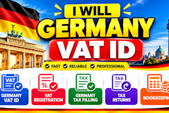 germany vat id,vat registration,germany tax filling,tax returns, bookkeeping
