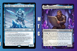 create custom mtg card alter tcg fantsy illustration anime mtg edh commander art
