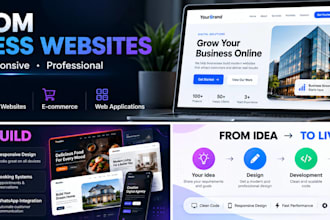 build a modern business website with automation