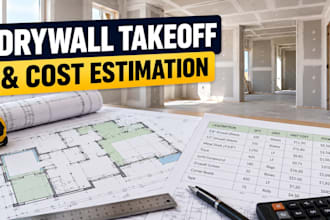 do drywall takeoff and cost estimation