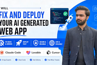 fix and deploy your ai generated web app