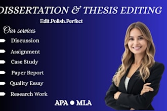 capstone project dissertation thesis case study editing and proofreading