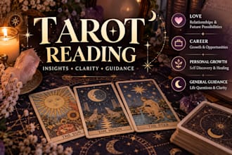 provide an insightful tarot reading for love, career and life