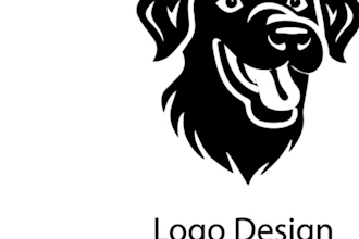 do amazing equestrian equine horse dog and animal pet logo