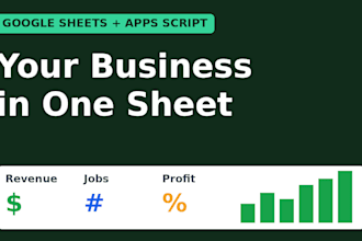 build a custom google sheets tracker and dashboard with apps script