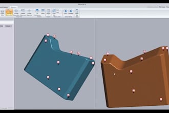 do 3d scan to cad for plastic housing, enclosure, cover and molded product parts