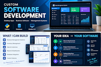 create a professional business management software