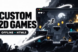 create custom 2d HTML5 games
