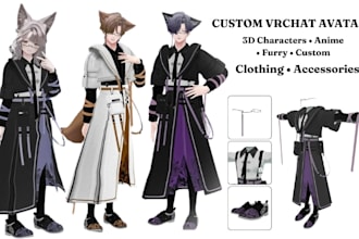 vrchat 3d model vrchat avatar vrchat character avatar rig 3d avatar