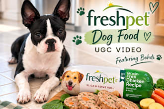 create authentic pet ugc videos with my dog for your brand