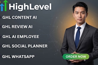 set up gohighlevel ghl ai employee, ai receptionist, voice ai chatbot