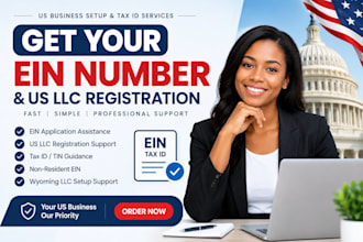 get your US llc ein number, tax id and irs ein application