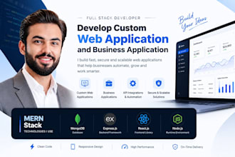 build custom web application and business application