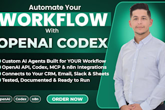 build custom openai codex ai agents and automation workflows