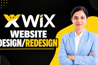 design wix website, redesign wix website, or wix online store