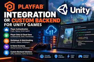 integrate playfab backend into your unity game