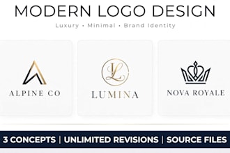 modern luxury logo design