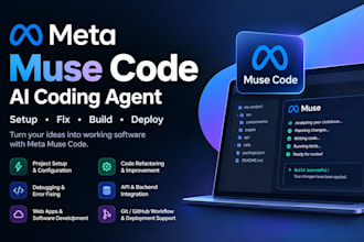 setup, fix and build with meta muse code ai coding agent