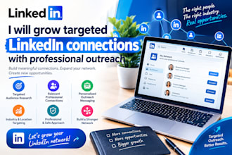 grow targeted linkedin connections with professional outreach