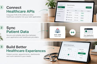 integrate fhir ehr emr apis into your healthcare web app