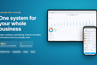 develop a custom erp or pos system for inventory and sales