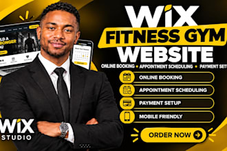 design fitness gym website online booking appointment scheduling payment setup