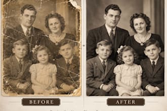 restauro e miglioramento di foto vecchie