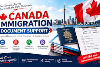 organize your canada immigration supporting documents and checklist