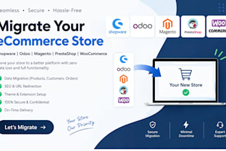 migrate shopware odoo magento prestashop woocommerce stores