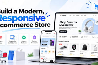build a modern, responsive ecommerce store