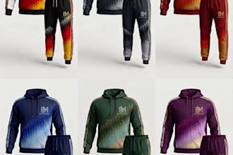 design custom sportswear, jerseys, tracksuits and apparel