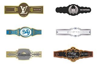 create unique cigar label, cigar logo, cigar band and cigar box design