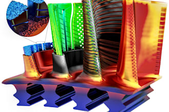 perform turbine blade aerodynamic design and cfd analysis
