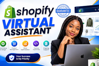 be your shopify virtual assistant shopify store manager ecommerce management va