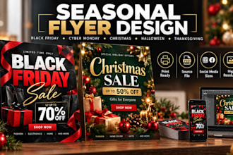 design black friday flyer cyber monday christmas and holiday flyers