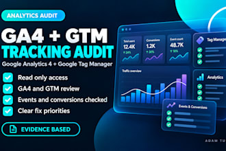 audit your ga4 and google tag manager tracking