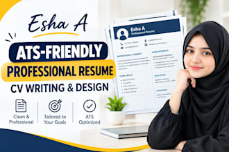 create an ats friendly professional resume CV