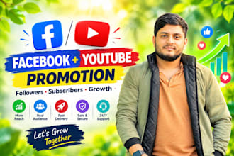 do facebook promotion and youtube marketing for growth